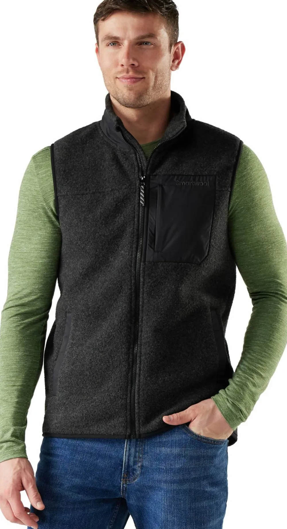 Men's Second Cut Fleece Vest Västar Herr