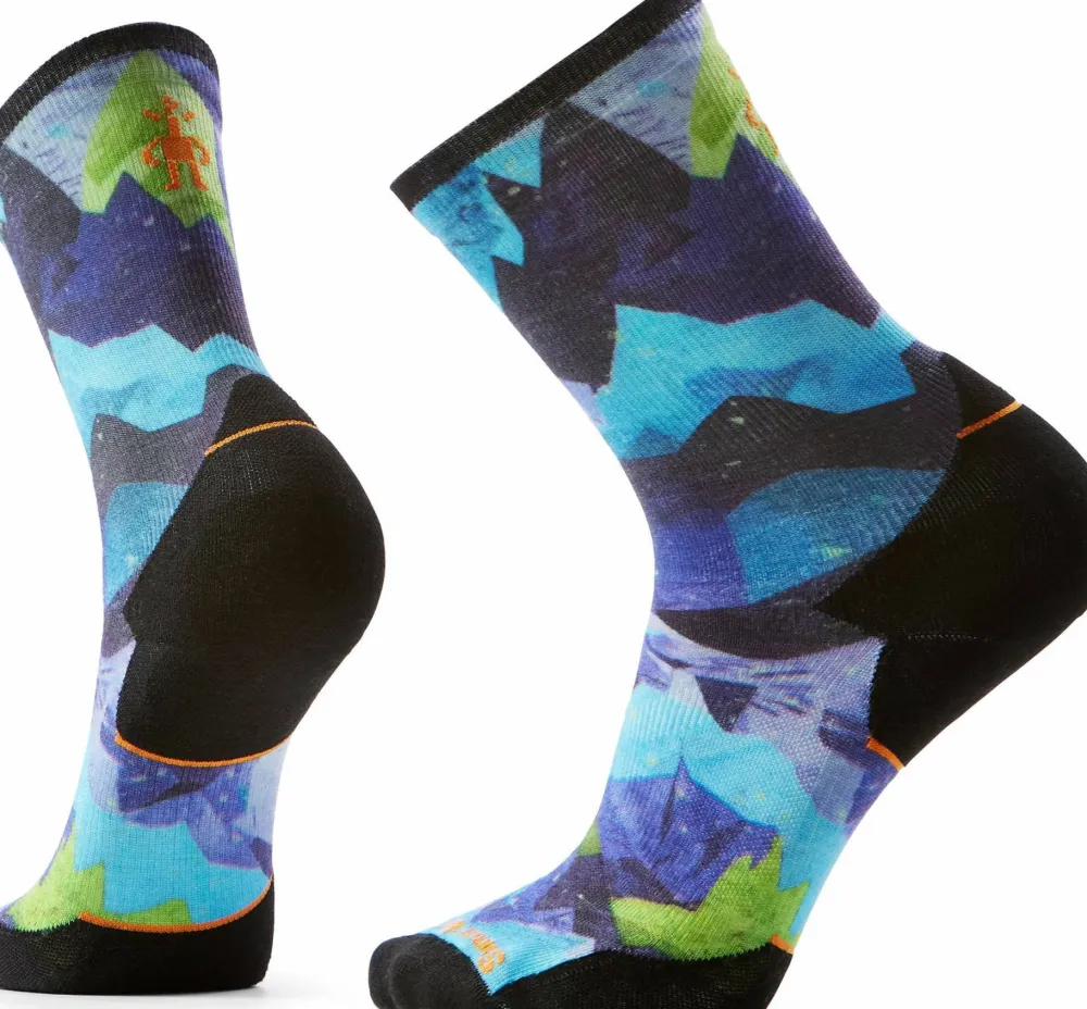 Trail Run Summit Sector Print Crew Socks Targeted Cushion Träningskläder Dam|Damstrumpor