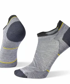 Smartwool Unisex Run ZC Low Ankle Socks Light Gray Clearance