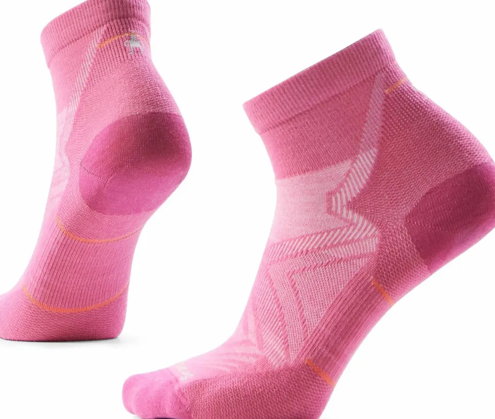 Smartwool Women's Run Ankle Socks Zero Cushion Garden Pink