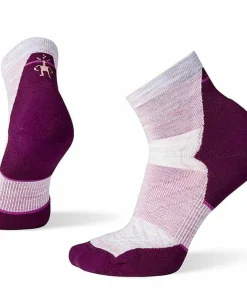 Smartwool Women's Run Targeted Cushion Ankle Socks Purple Eclipse