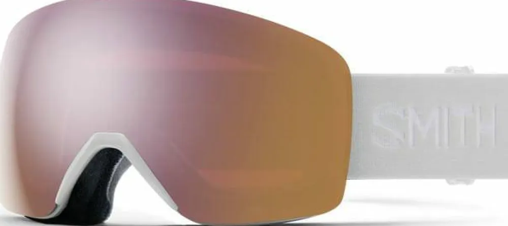 Outlet Unisex Skyline White Vapor + ChromaPop Everyday Rose Gold Mirror Lens Glasögon & Kikare|Skidor