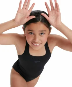 Speedo Girls' Eco Endurance+ Medalist Black Sale