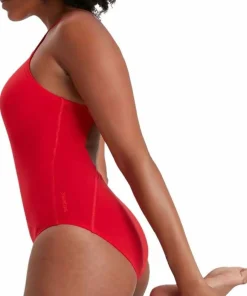 Speedo Women's Eco Endurance+ Medalist Red Clearance