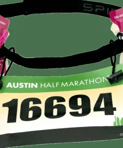 SPIbelt New Race Number Belt Energy Black/black