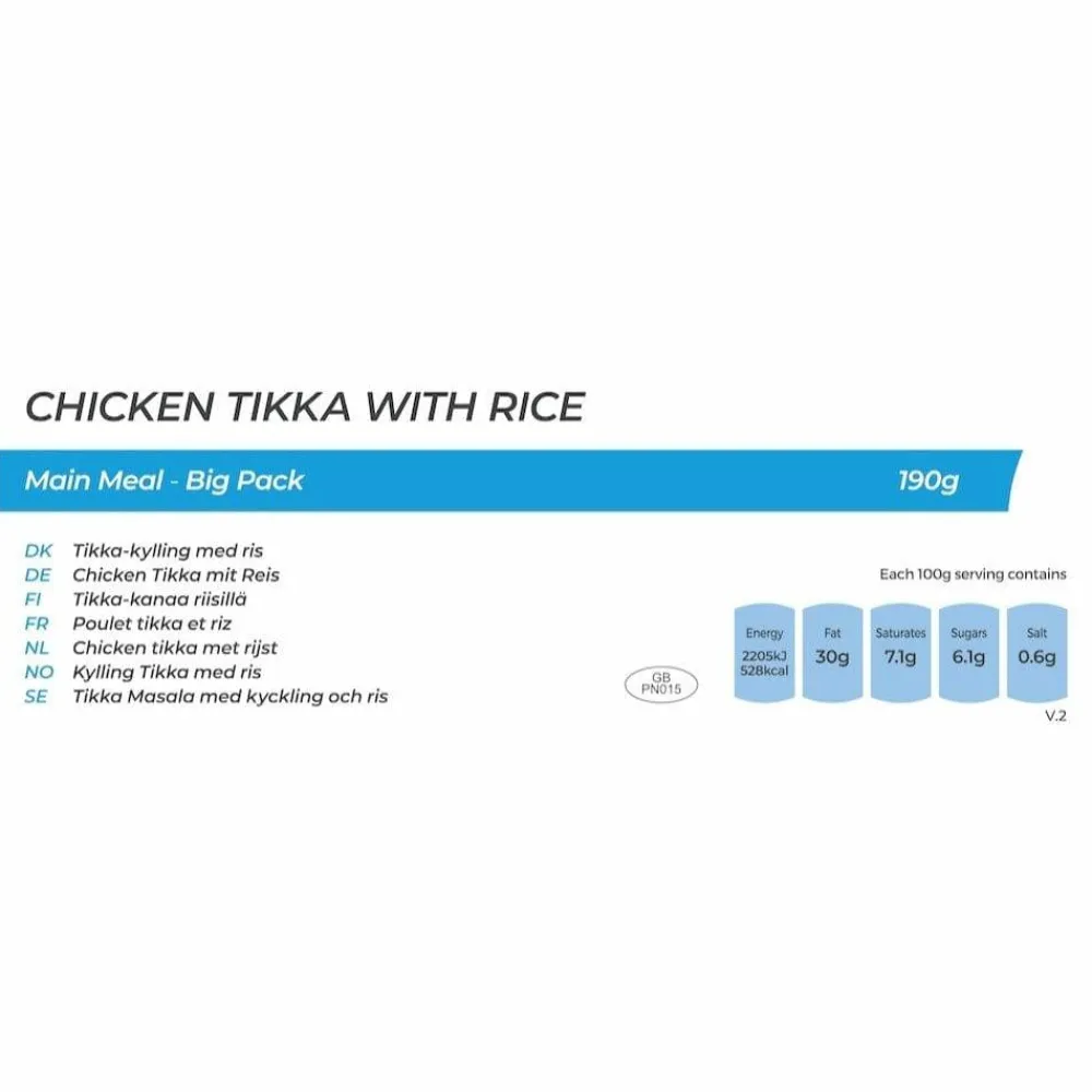 Best Chicken Tikka with Rice - Big Pack Nocolour Krisberedskap