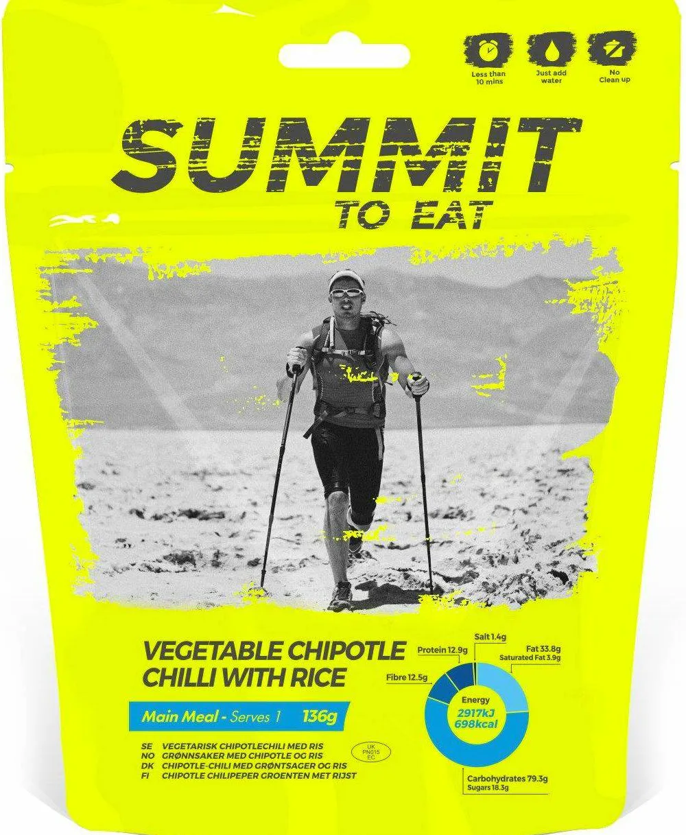 Summit to Eat Vegetable Chipotle Chilli with Rice Nocolour 1-SERVE Best