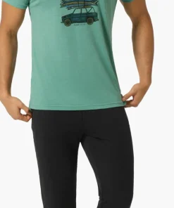 super.natural Men's Surf Trip Tee Lagoon Green/various