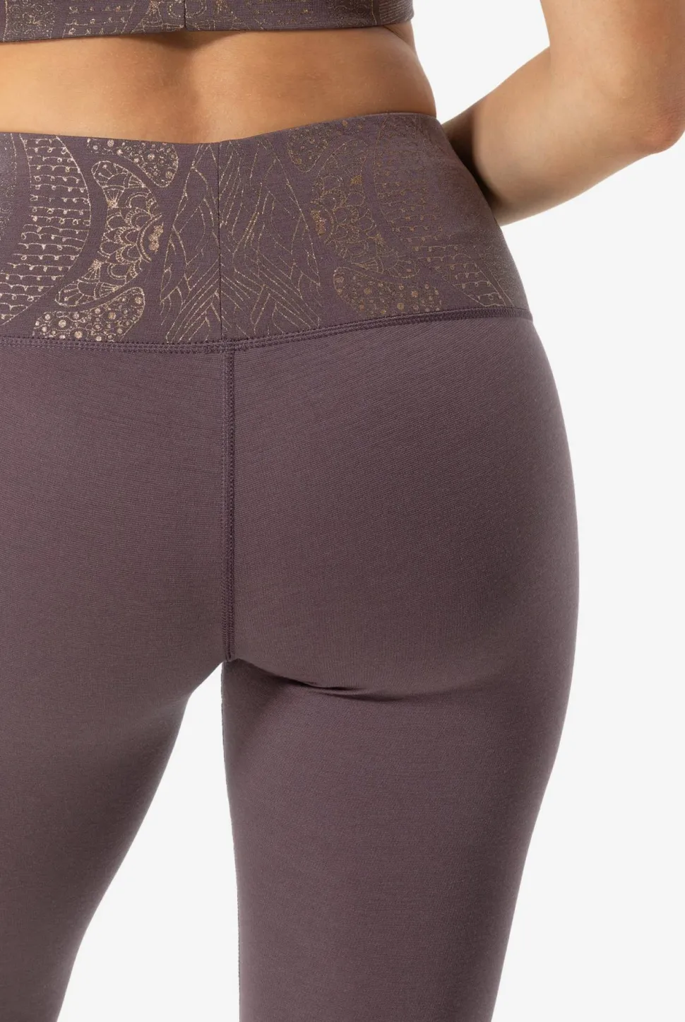 super.natural Women's Arabesque Tights Raisin/copper