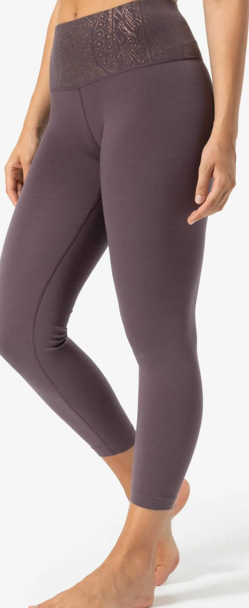 super.natural Women's Arabesque Tights Raisin/copper
