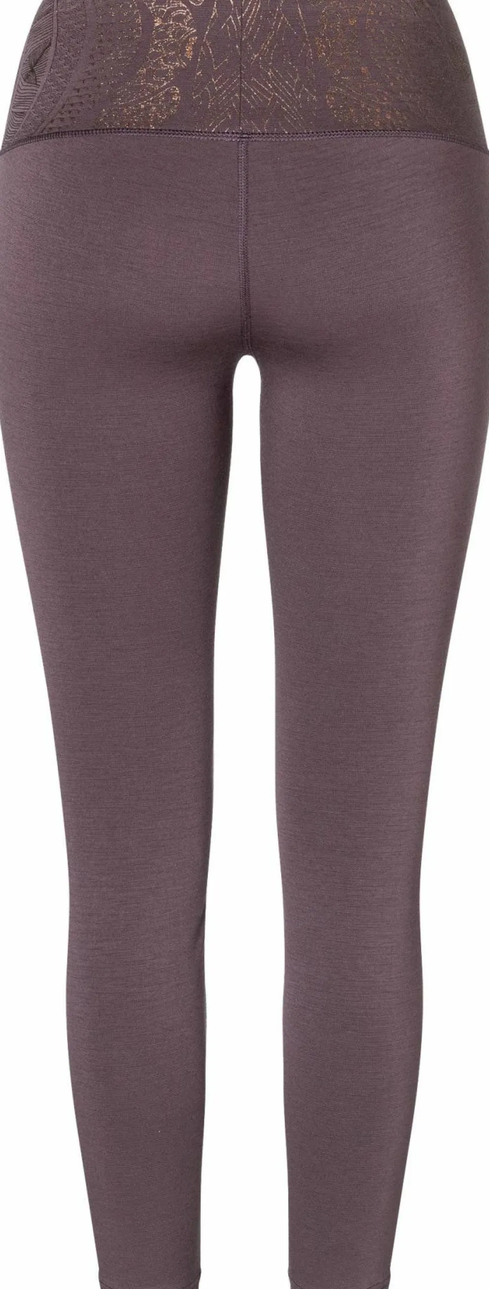 super.natural Women's Arabesque Tights Raisin/copper