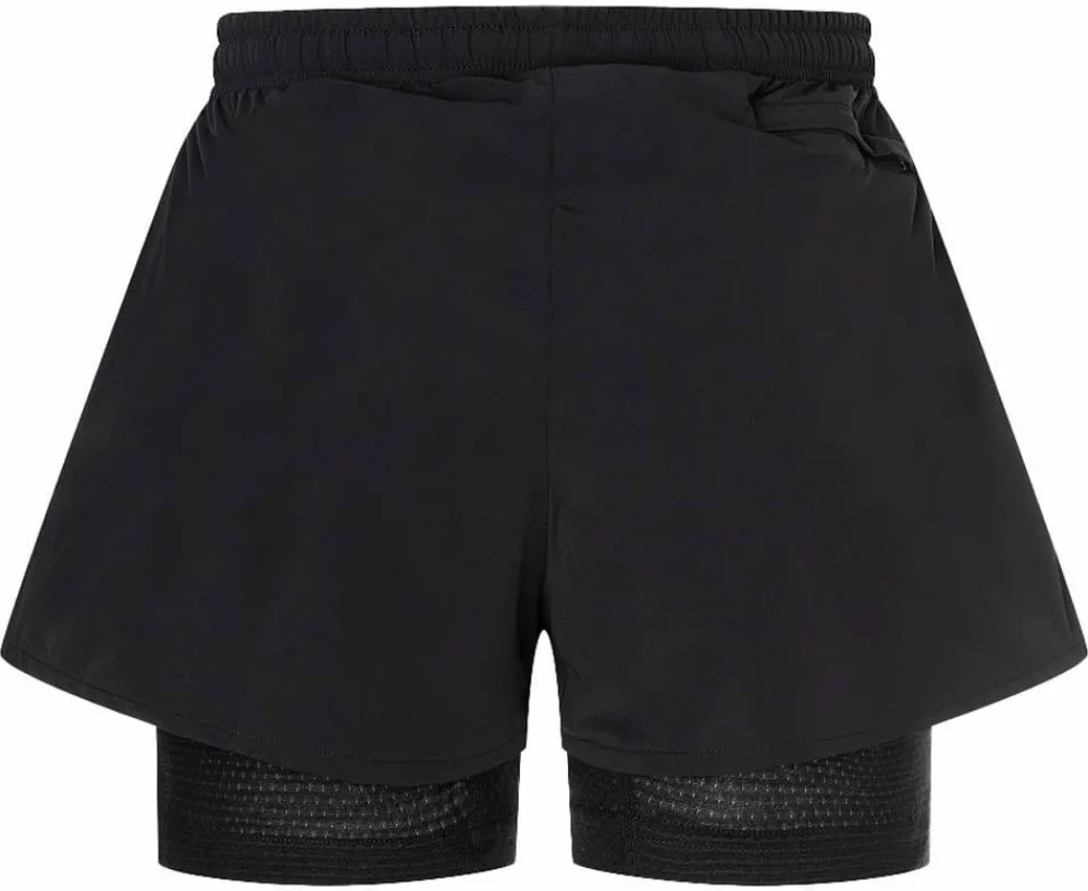 super.natural Women's Double Layer Shorts Jet Black Hot