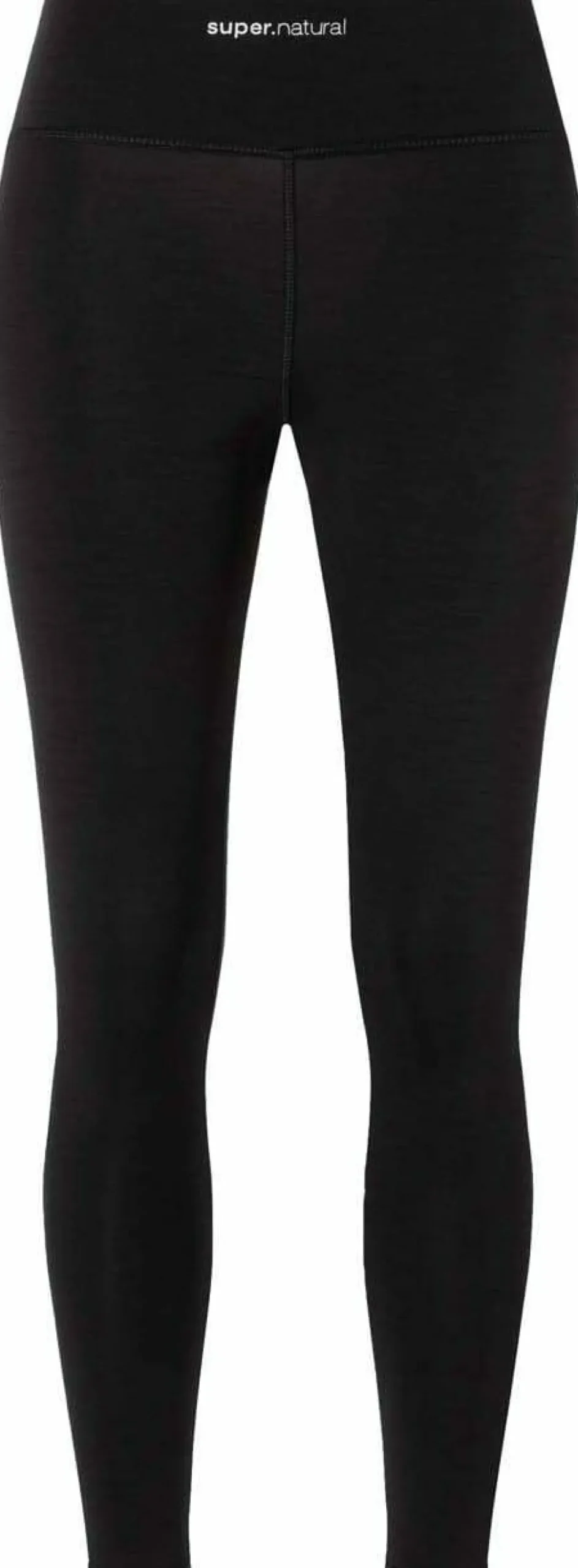 super.natural Women's High Rise Tight Jet Black