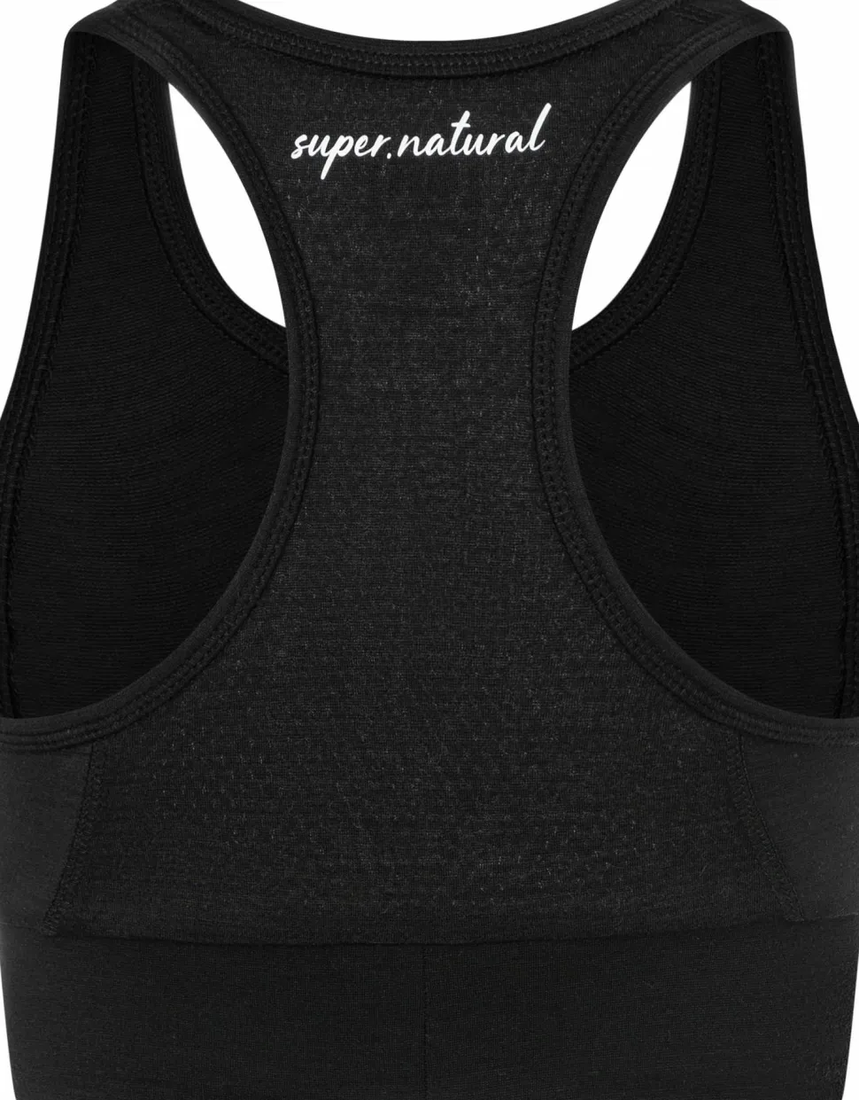 super.natural Women's Motion Zip Top Jet Black