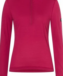 super.natural Women's Tundra175 Zip 1/4 Sangria Clearance