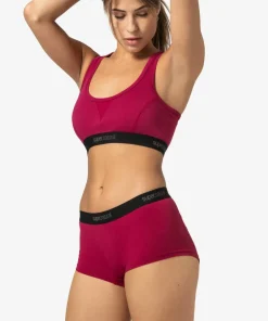 super.natural Women's Tundra220 Semplice Bra Sangria Outlet