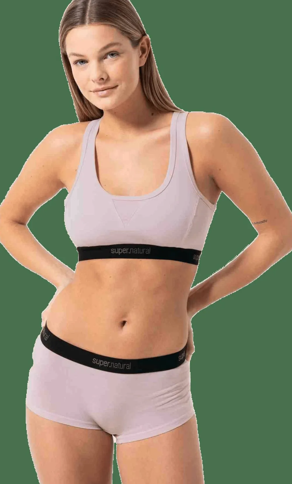 super.natural Women's Tundra220 Semplice Bra Orchid Ice Sale