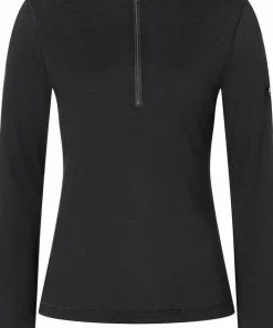 super.natural Women's Tundra175 Zip 1/4 Jet Black New