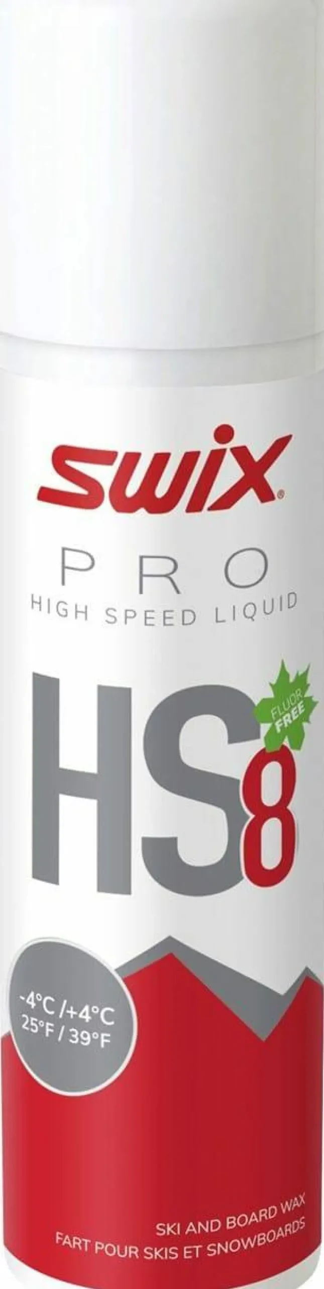 New HS8 Liquid Red, -4°C/+4°C, 125ml Skidåkning