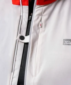 Swix Men's Roadline Wind Vest Bright White/Fiery Red Sale
