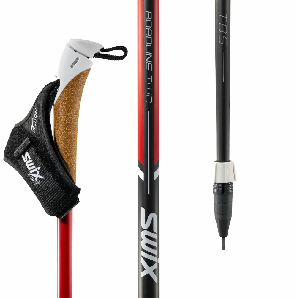 Swix Roadline 2 Pole Red/Black New