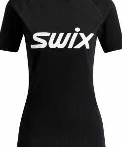 Swix Women's Racex Classic Short Sleeve Jet Black Outlet