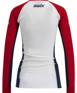 Swix Women's RaceX Classic Long Sleeve Swix Red/Bright White