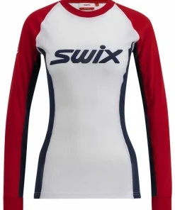 Swix Women's RaceX Classic Long Sleeve Swix Red/Bright White