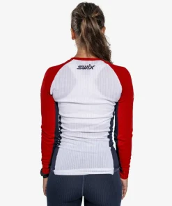 Swix Women's RaceX Classic Long Sleeve Swix Red/Bright White