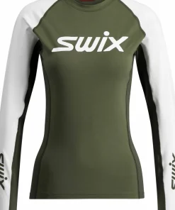 Swix Women’s RaceX Dry Long Sleeve Olive/ Agave green Hot