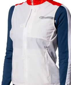 Swix Women's Roadline Wind Vest Bright White/Fiery Red New