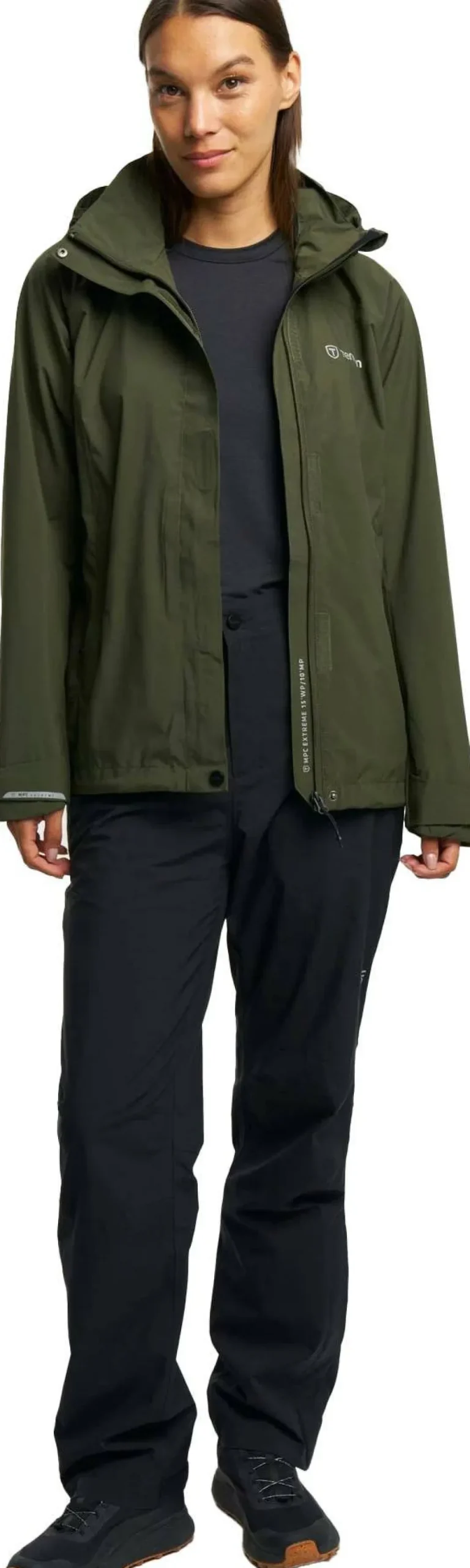 Tenson Women's Biscaya Storm Rain Pants Black