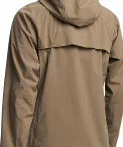 Tenson Women's Biscaya Storm Rain Jacket Brown Hot