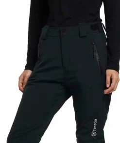 Tenson Women's Patricia Softshell Ski Pants Black New