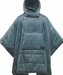 Therm-a-Rest Honcho Poncho Bluewovenprint Blue Woven Hot