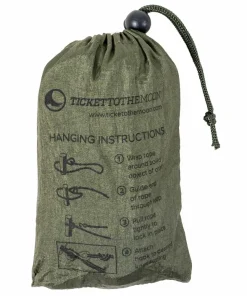 Ticket to the Moon Hammock Attachment Rope Pouch Black sort