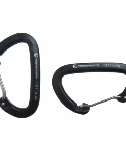 Ticket to the Moon Hammock Carabiner Pair22kn Blacvk