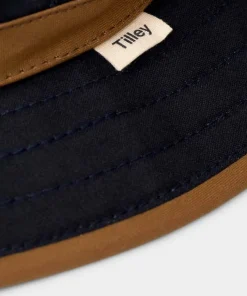Tilley TWC7 Outback Waxed Cotton Navy/Tan