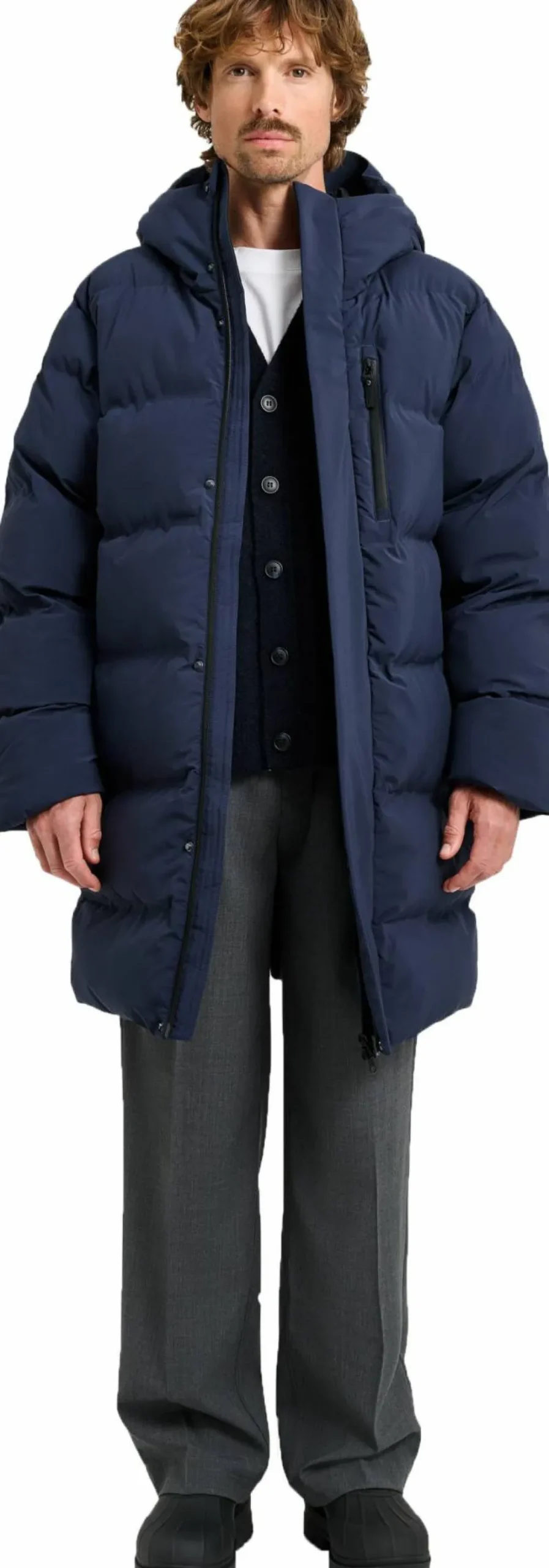 Tretorn Men's Brick Puffer Parka Deep Navy Hot