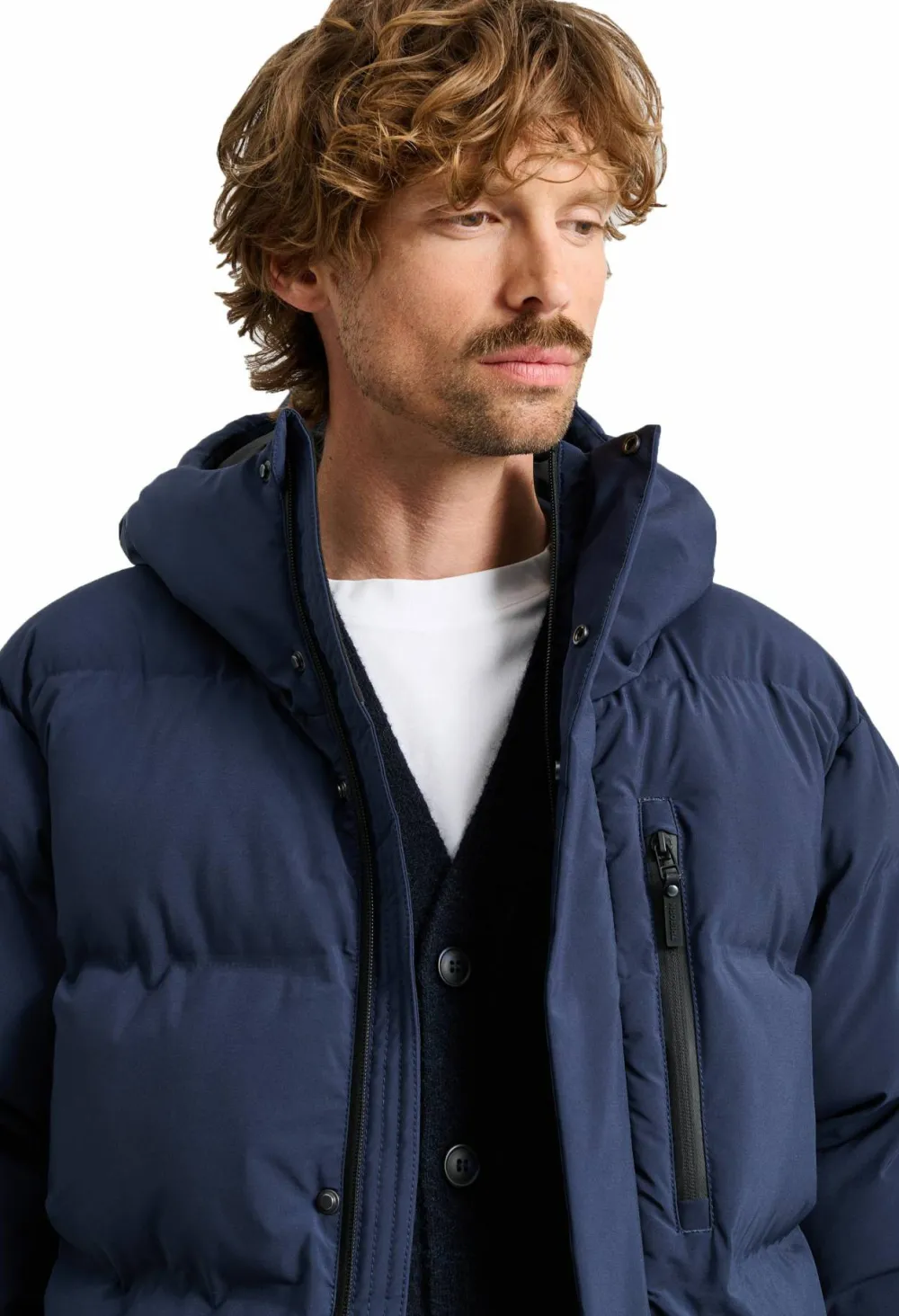 Tretorn Men's Brick Puffer Parka Deep Navy Hot