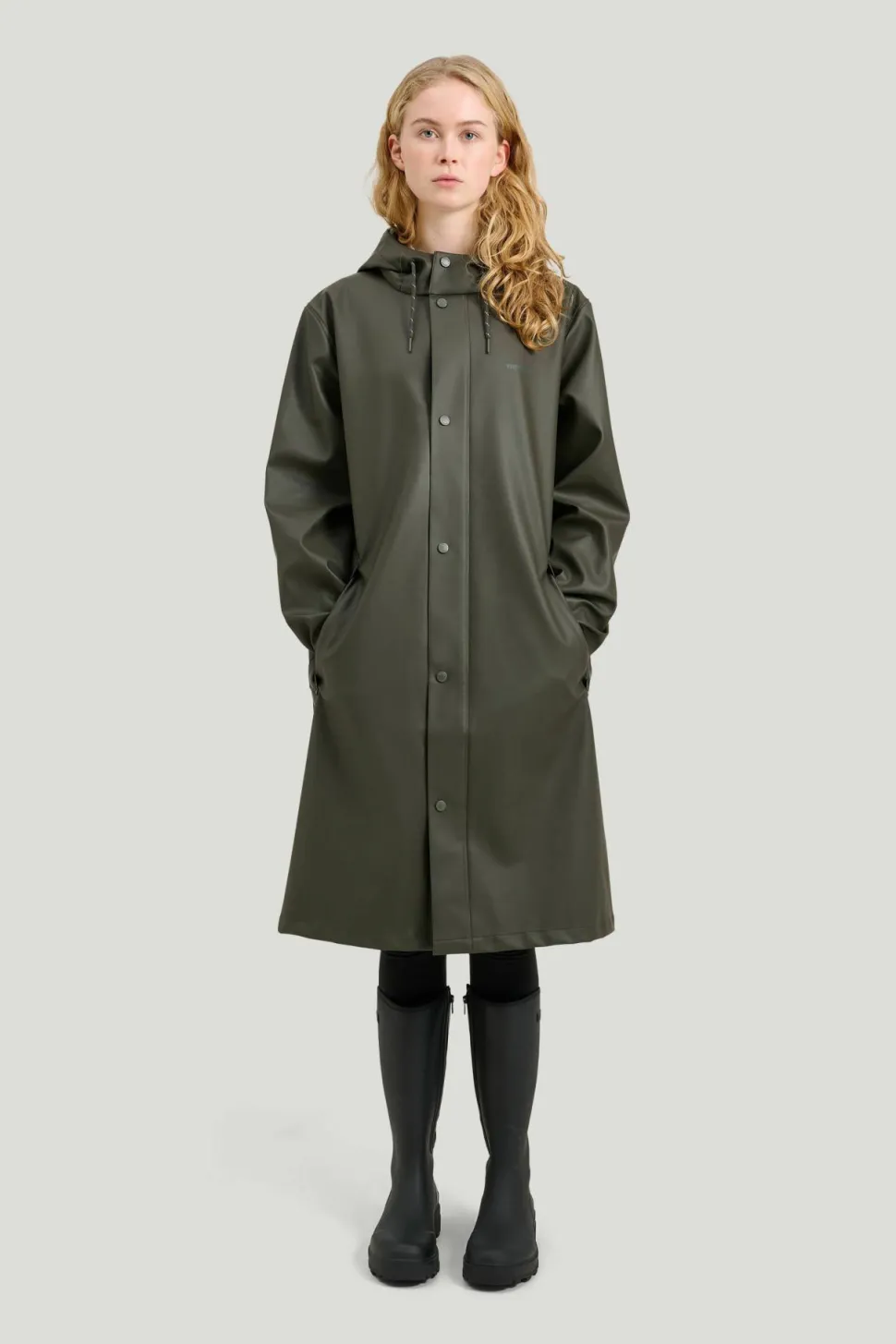 Tretorn Men's Wings Long Rain Jacket Beluga