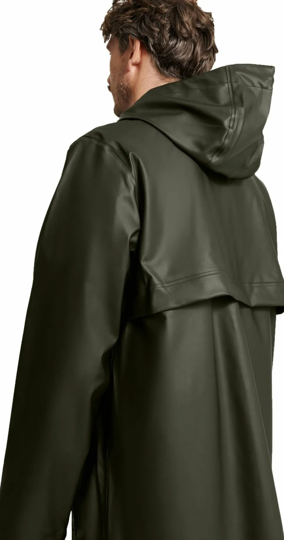 Tretorn Men's Wings Long Rain Jacket Beluga