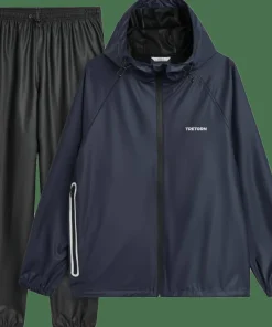 Tretorn Unisex Packable Rainbreaker Set Navy Blaze Clearance