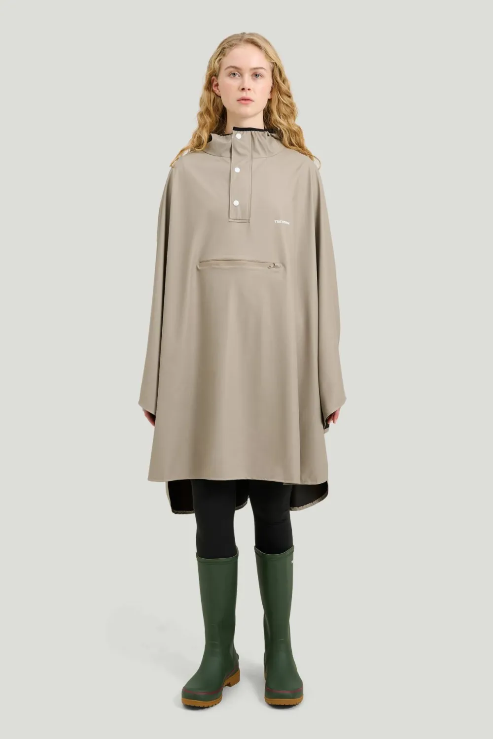 Tretorn Unisex PU Light Rainponcho Mule