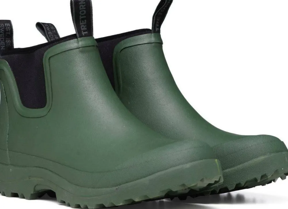 Clearance Unisex Terräng Low Neo Green/Green Gummistövlar Dam