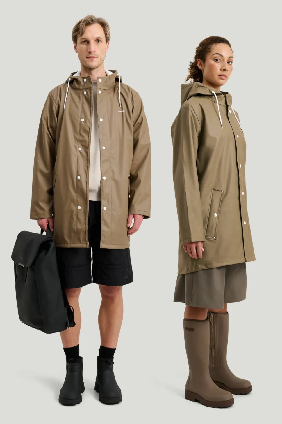 Tretorn Unisex Wings Rain Jacket Shitake