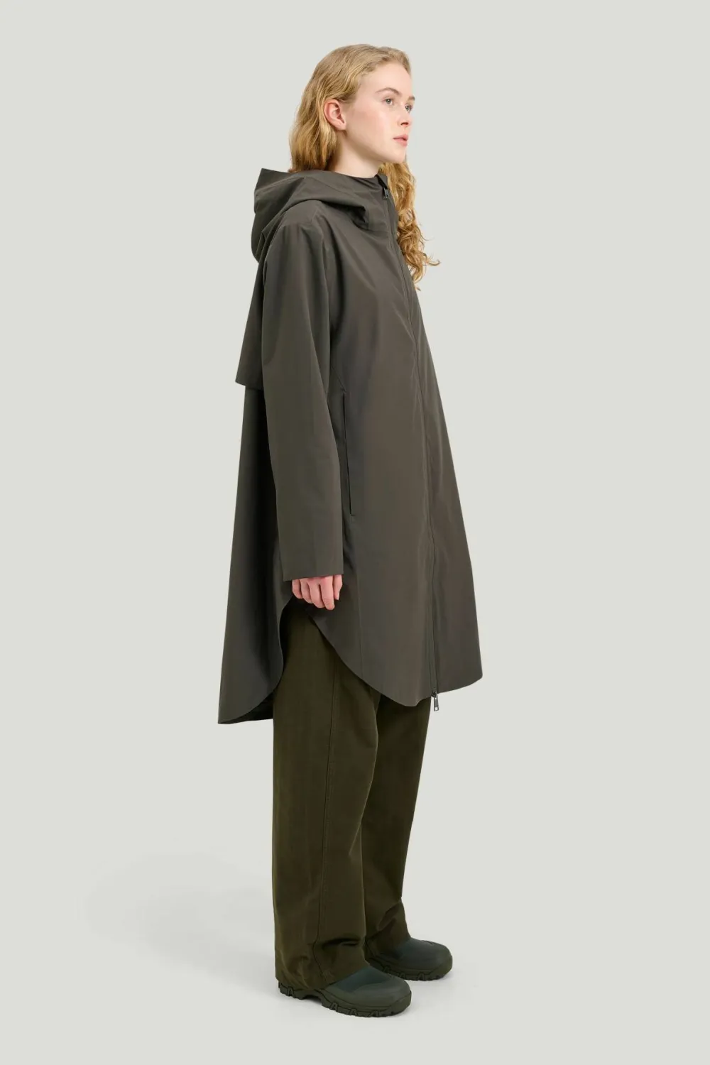 Tretorn Women's Way Poncho Parka Beluga Hot