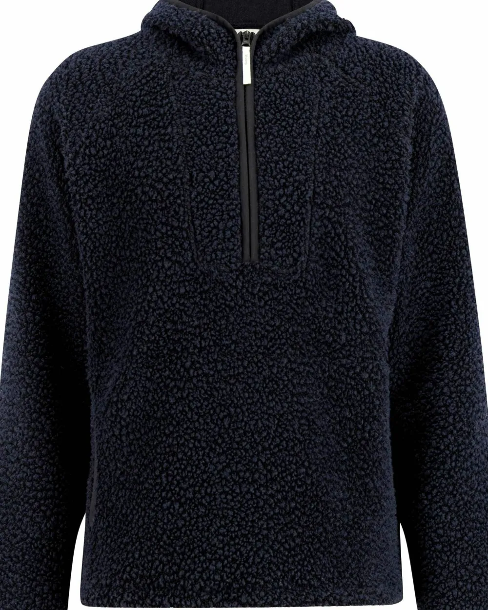 Ulvang Unisex Re Orbit Hooded Half Zip Wool Pile Navy Blue New
