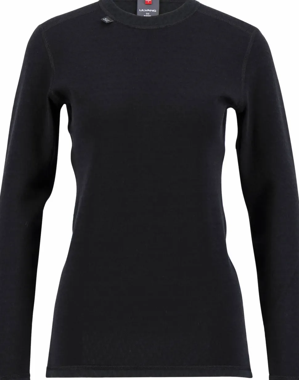 Ulvang Women's Comfort 200 Round Neck Black/Black