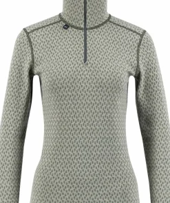 Ulvang Women's Comfort 200 Turtle Neck With Zip Agate Grey/Urban Chic
